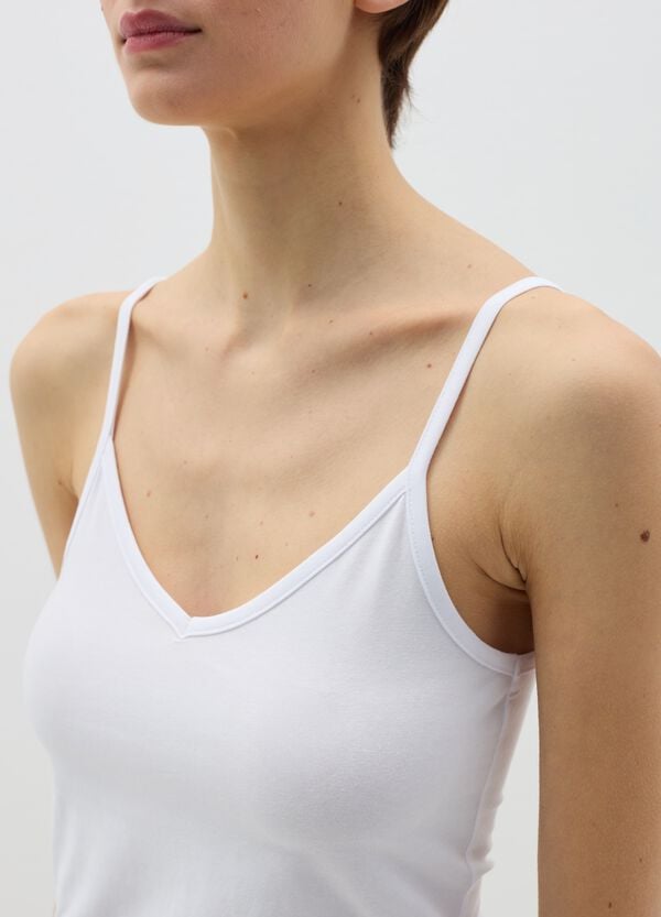 Ovs Canotta Intima Con Scollo A V
