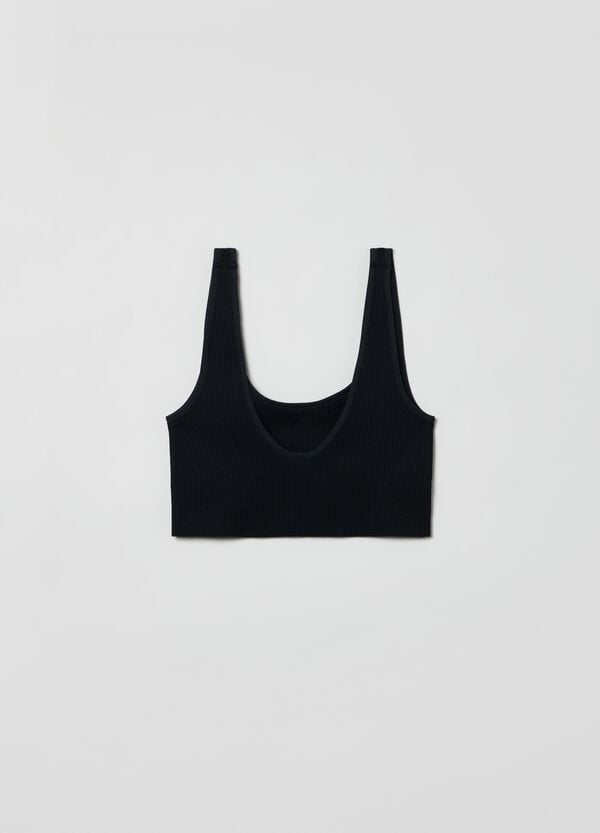 Ovs Canotta Seamless Con Spalline Sottili