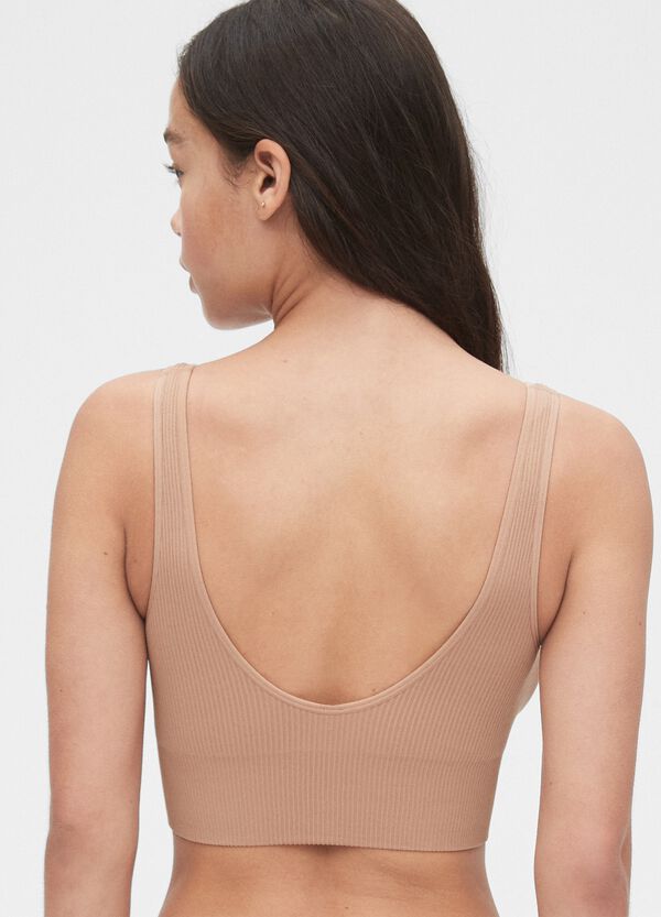 Ovs Canotta Seamless Con Spalline Sottili