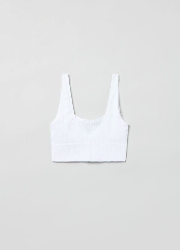 Ovs Canotta Seamless Con Spalline Sottili