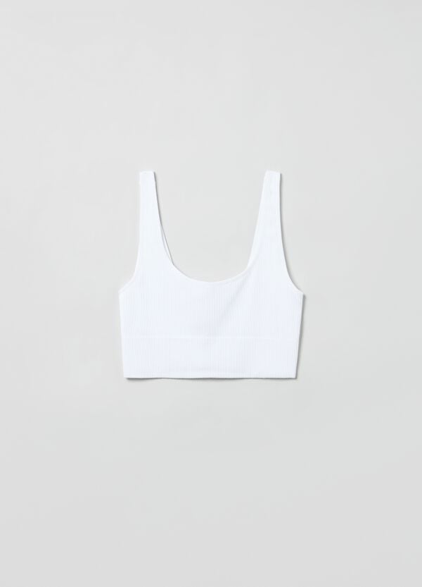 Ovs Canotta Seamless Con Spalline Sottili