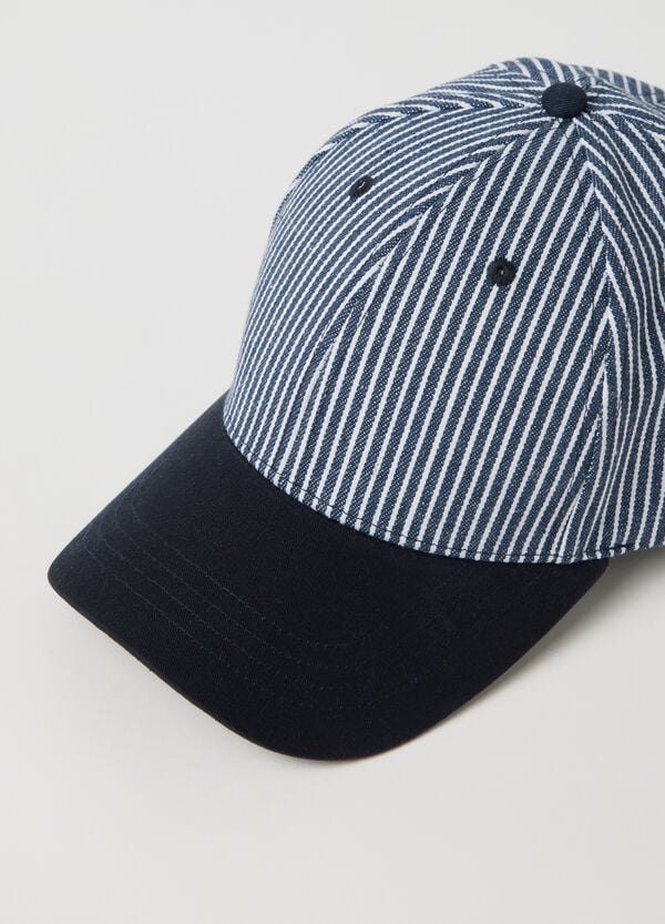 Ovs Cappello Da Baseball A Righe