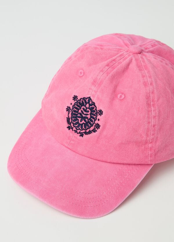 Ovs Cappello Da Baseball In Denim Con Ricamo