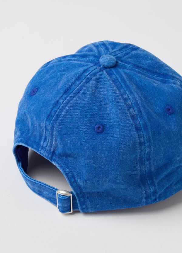 Ovs Cappello Da Baseball In Denim Con Ricamo