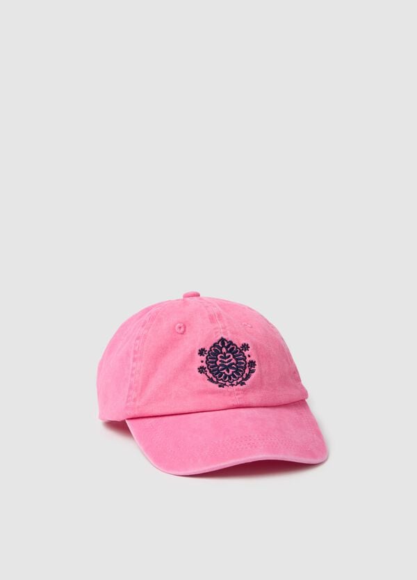 Ovs Cappello da baseball in denim con ricamo