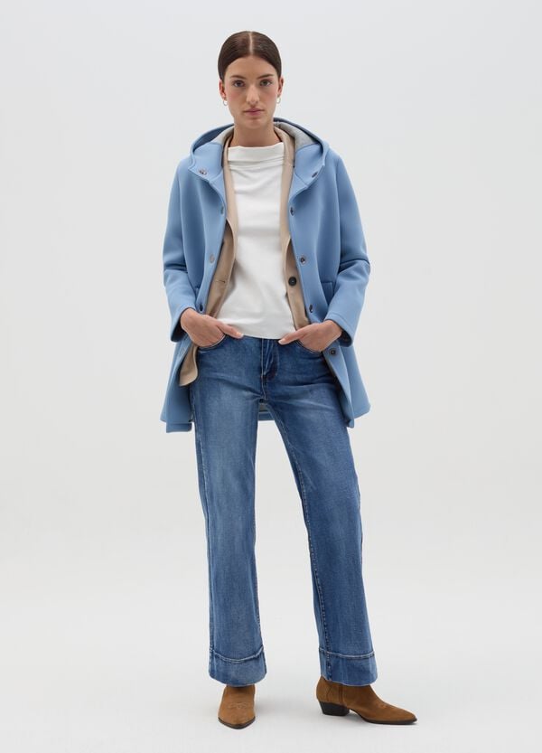 Ovs Cappotto Con Cappuccio E Bottoni