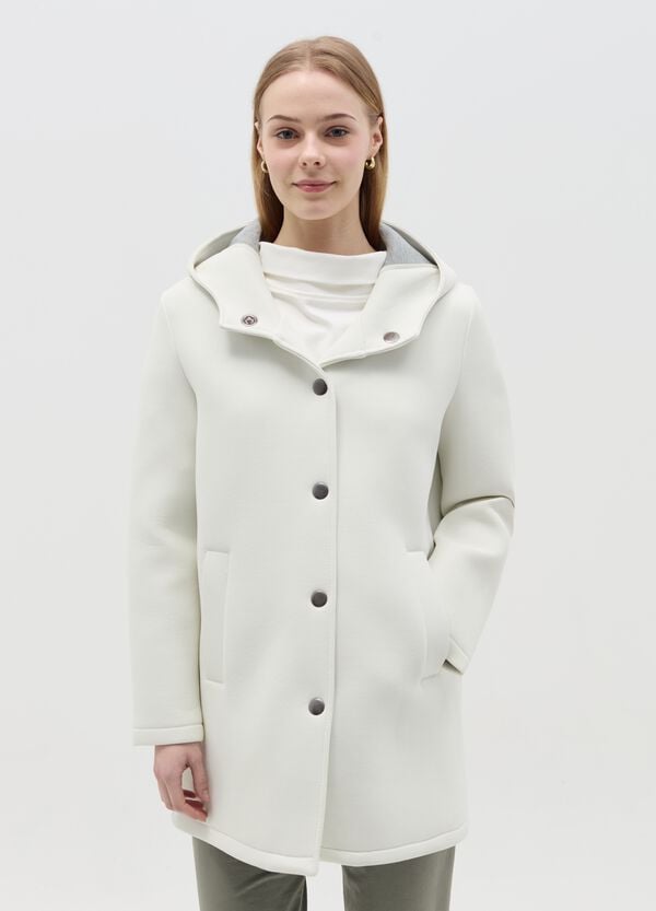 Ovs Cappotto Con Cappuccio E Bottoni