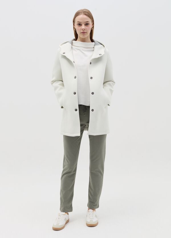 Ovs Cappotto con cappuccio e bottoni