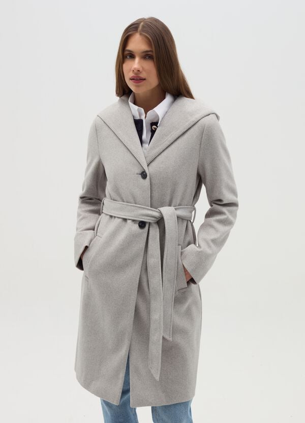 Ovs Cappotto In Tessuto Morbido Con Cappuccio