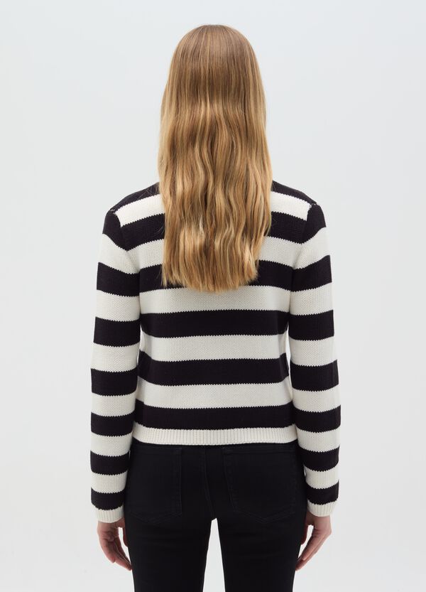 Ovs Cardigan A Righe Con Bottoni Dorati