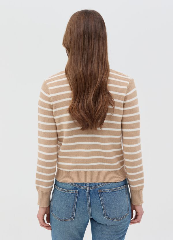 Ovs Cardigan A Righe Con Bottoni Dorati