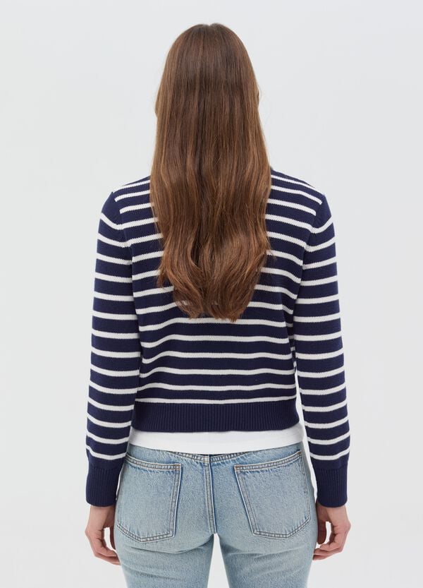 Ovs Cardigan A Righe Con Bottoni Dorati