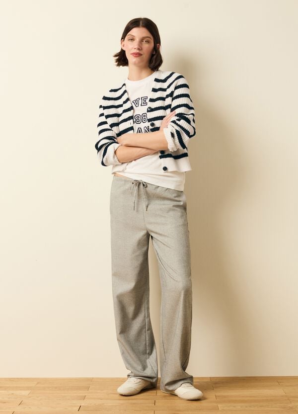 Ovs Cardigan A Righe Con Maniche Raglan