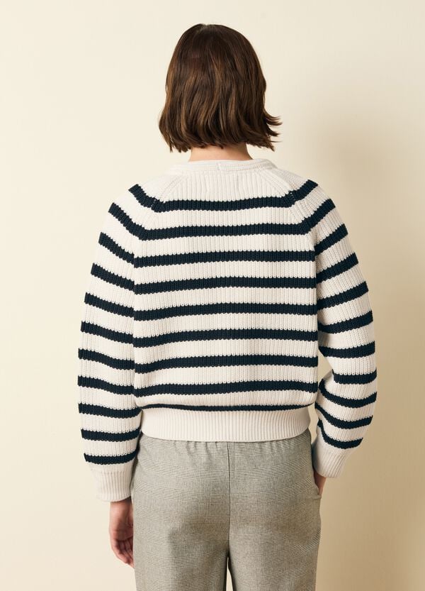 Ovs Cardigan A Righe Con Maniche Raglan