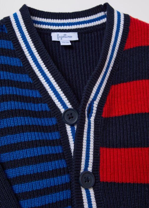 Ovs Cardigan A Righe Con Scollo A V