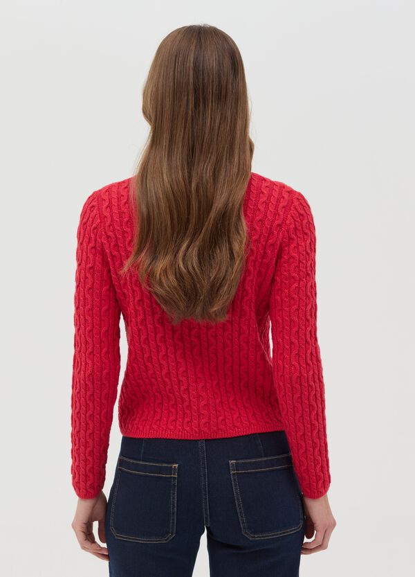 Ovs Cardigan A Trecce Con Bottoni Dorati