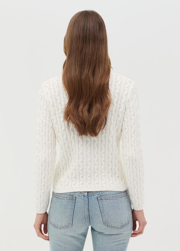 Ovs Cardigan A Trecce Con Bottoni Dorati