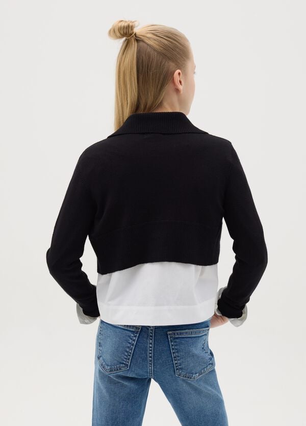 Ovs Cardigan Aperto Con Scollo A Scialle