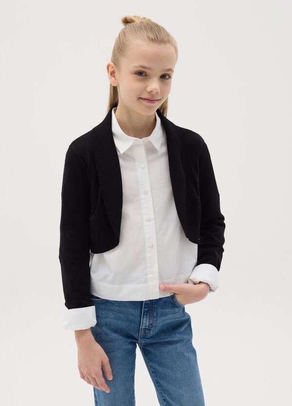 Ovs Cardigan aperto con scollo a scialle
