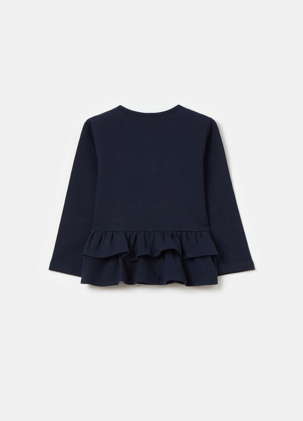 Ovs Cardigan Con Balze E Fiore Applicato