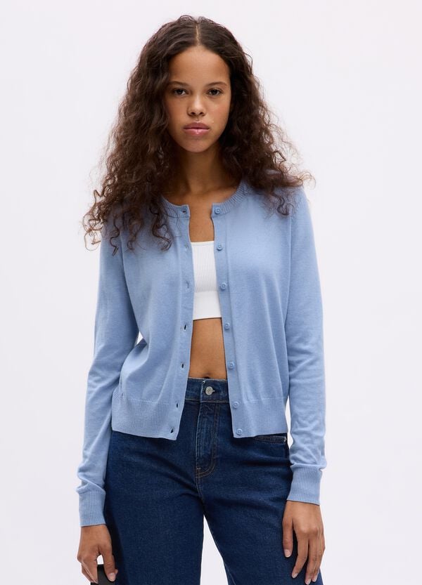 Ovs Cardigan con scollo rotondo