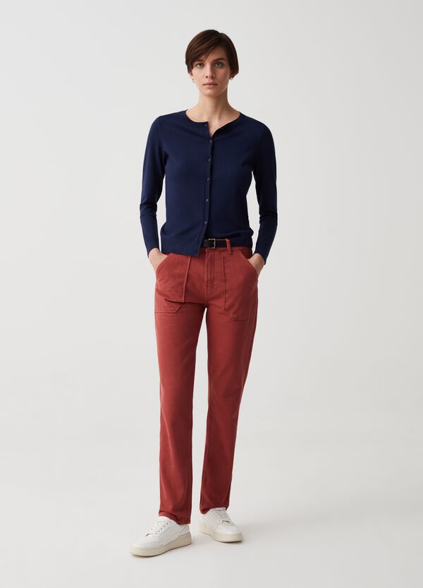 Ovs Cardigan Con Scollo Rotondo