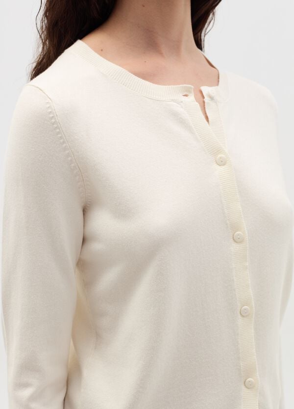 Ovs Cardigan Con Scollo Rotondo