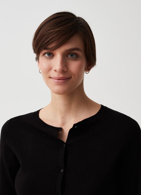 Ovs Cardigan Con Scollo Rotondo