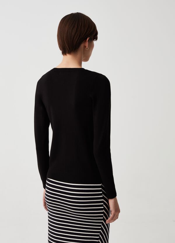 Ovs Cardigan Con Scollo Rotondo