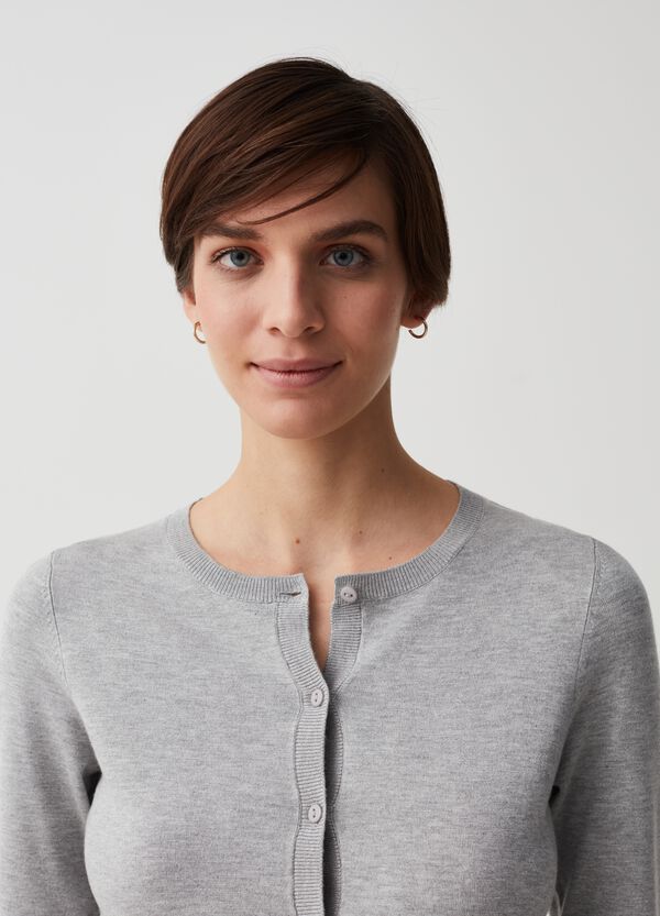 Ovs Cardigan Con Scollo Rotondo