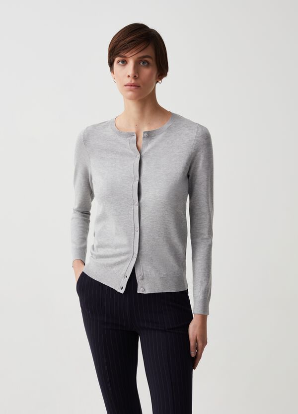 Ovs Cardigan con scollo rotondo