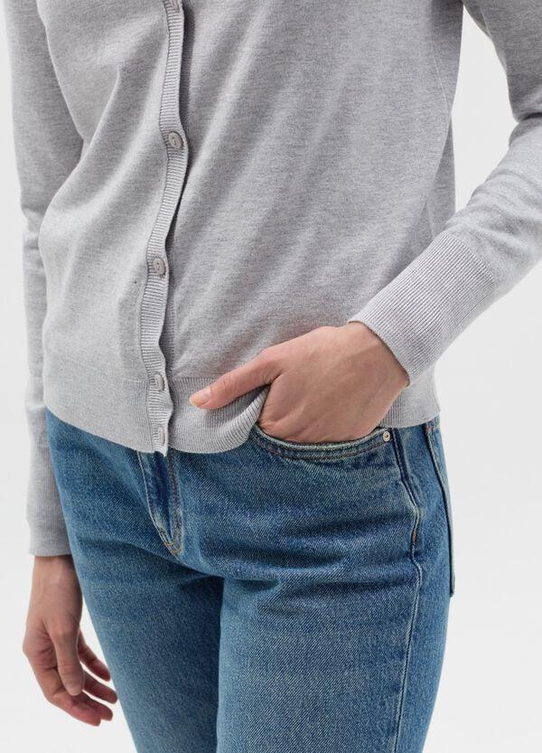 Ovs Cardigan Con Scollo Rotondo