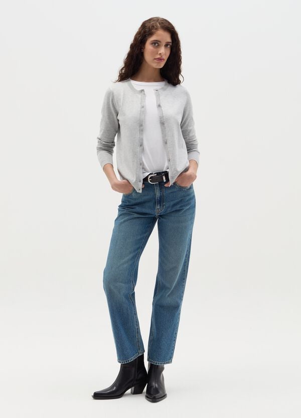 Ovs Cardigan con scollo rotondo