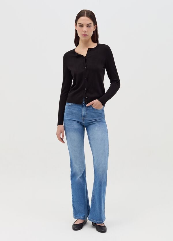 Ovs Cardigan Con Scollo Rotondo