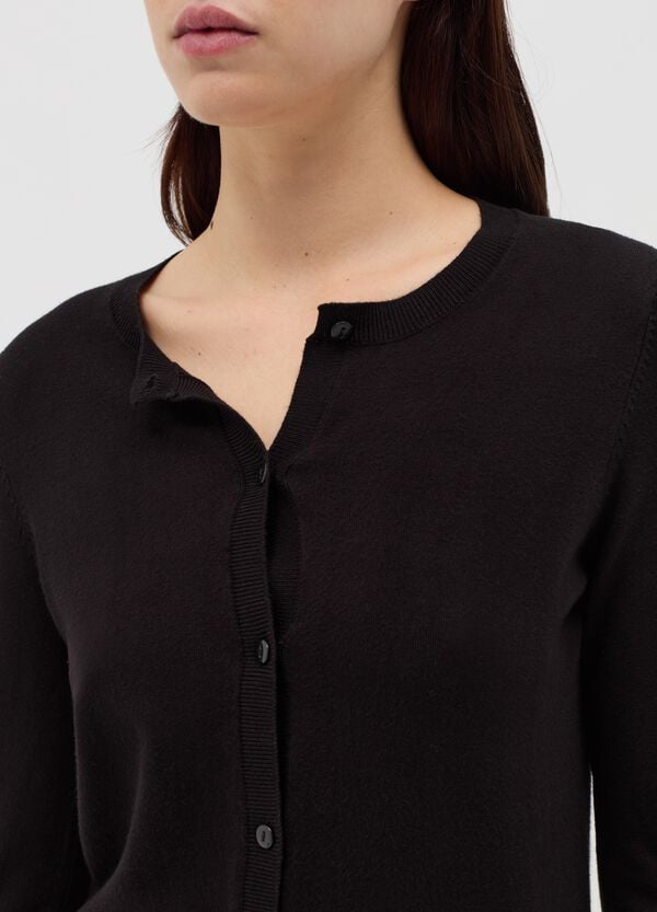 Ovs Cardigan Con Scollo Rotondo