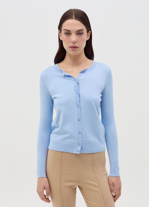 Ovs Cardigan con scollo rotondo
