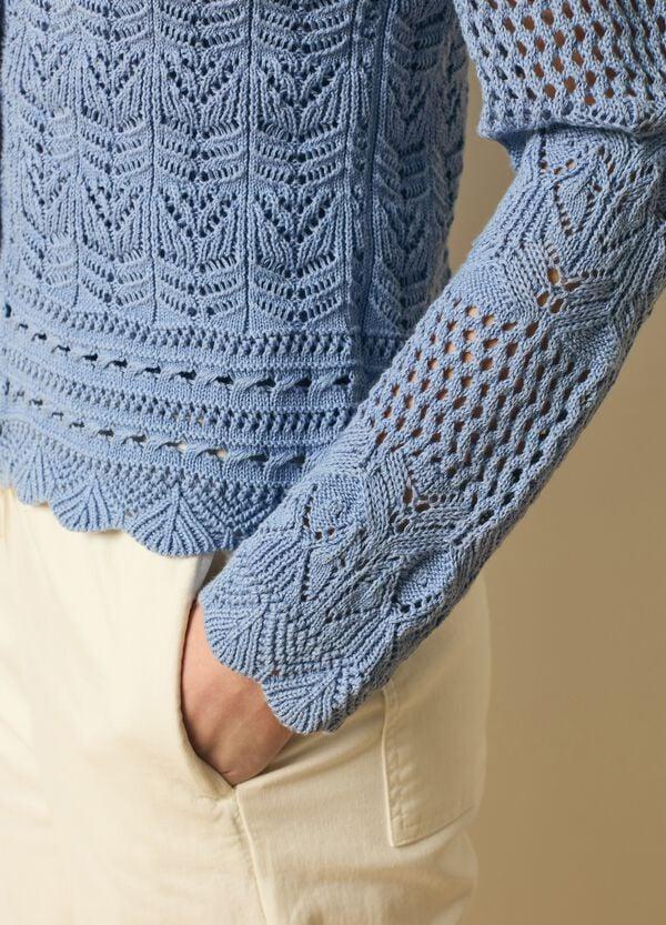 Ovs Cardigan crochet con scollo a V
