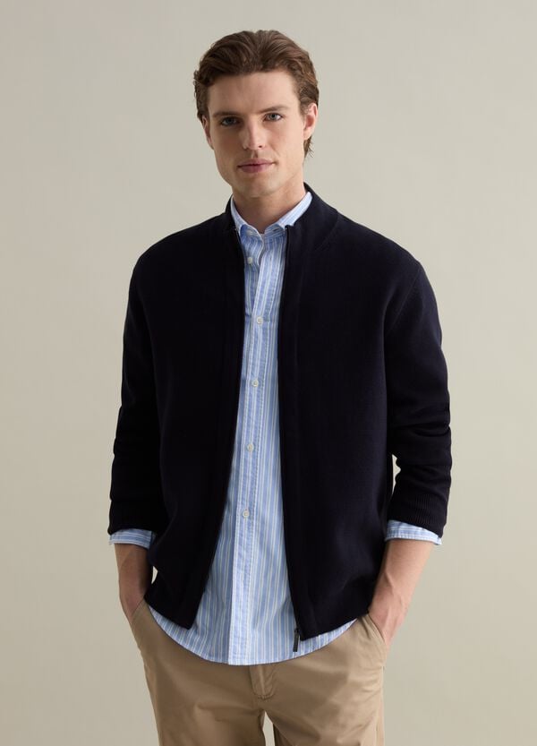 Ovs Cardigan Full-zip A Collo Alto