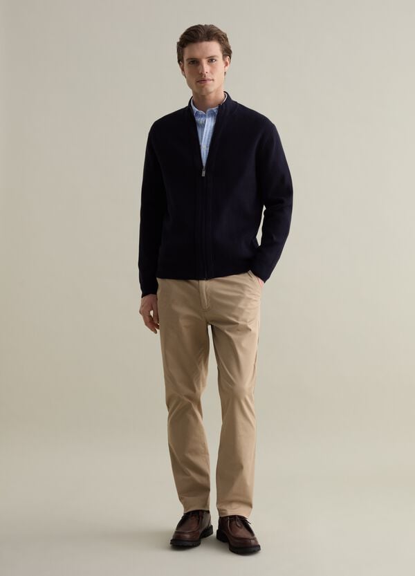 Ovs Cardigan full-zip a collo alto