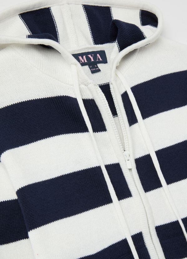 Ovs Cardigan Full-zip A Righe Curvy