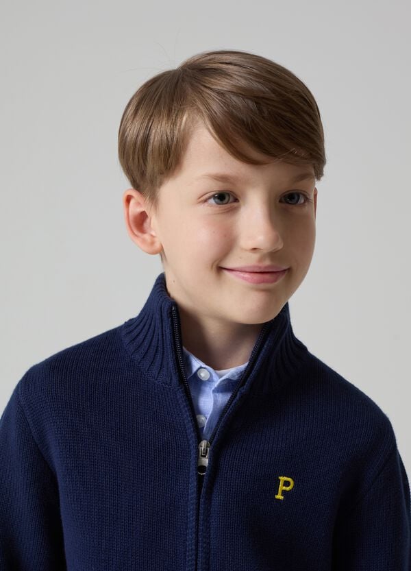 Ovs Cardigan Full-zip Con Ricamo