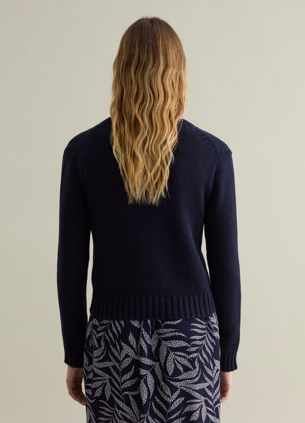 Ovs Cardigan Girocollo In Cotone