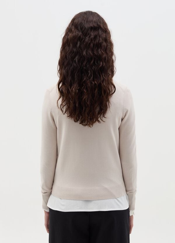 Ovs Cardigan Girocollo Tinta Unita