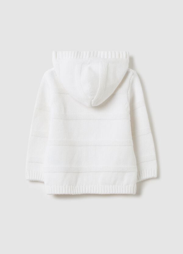 Ovs Cardigan In Cotone Con Cappuccio