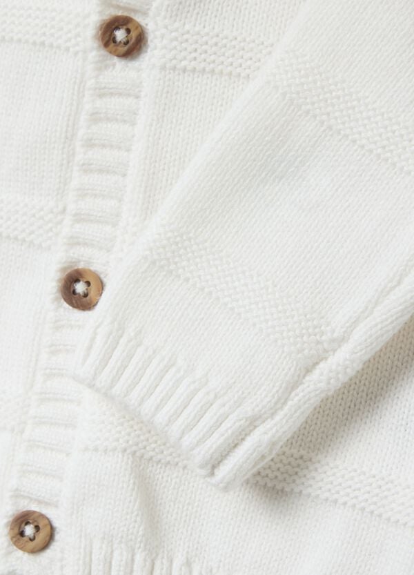 Ovs Cardigan In Cotone Con Cappuccio