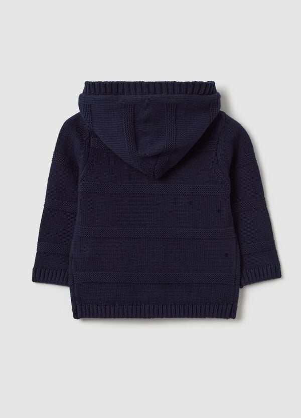 Ovs Cardigan In Cotone Con Cappuccio