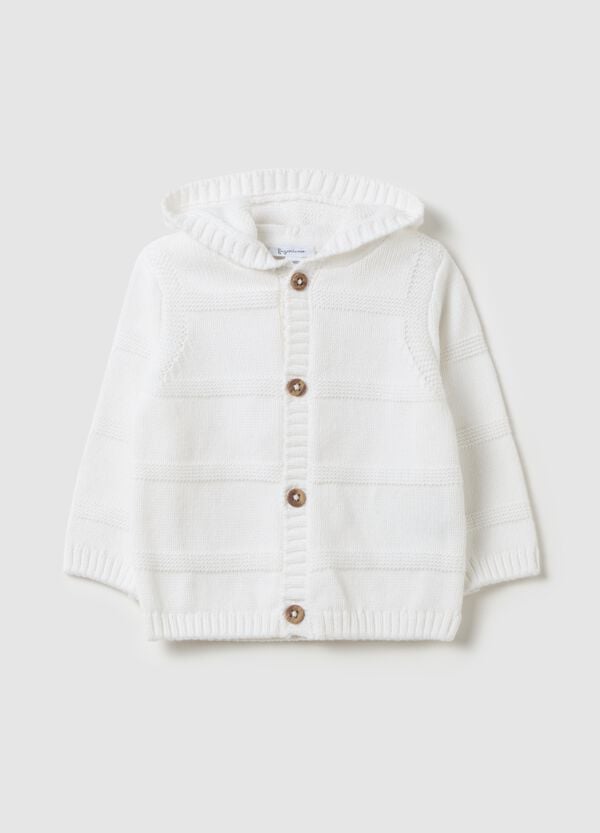 Ovs Cardigan in cotone con cappuccio