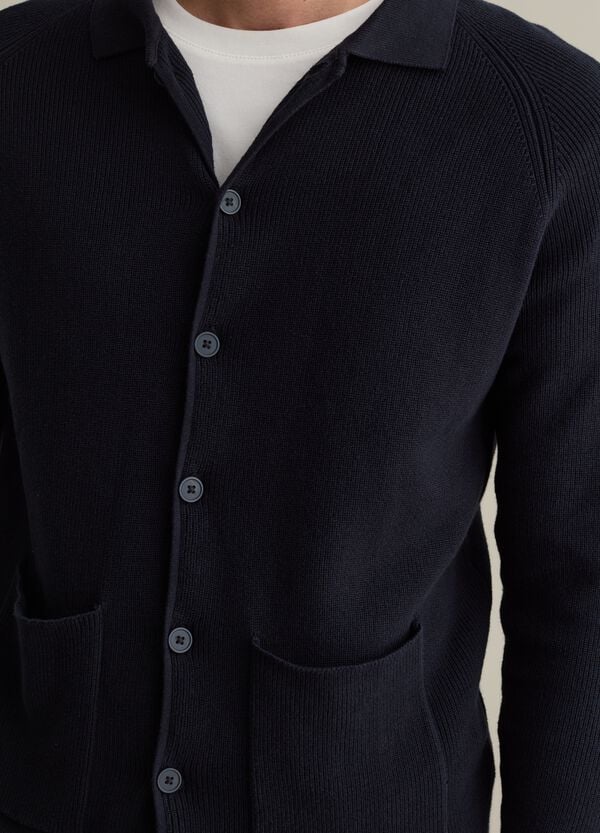 Ovs Cardigan In Cotone Con Colletto