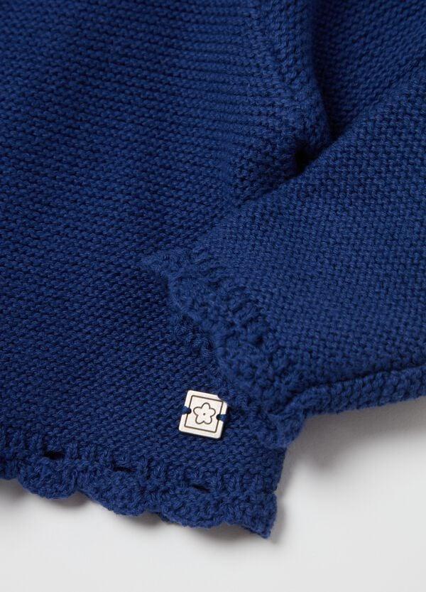 Ovs Cardigan In Cotone Con Profili Ondulati