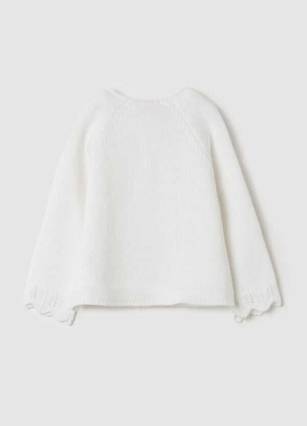 Ovs Cardigan In Cotone Lavorazione Traforata